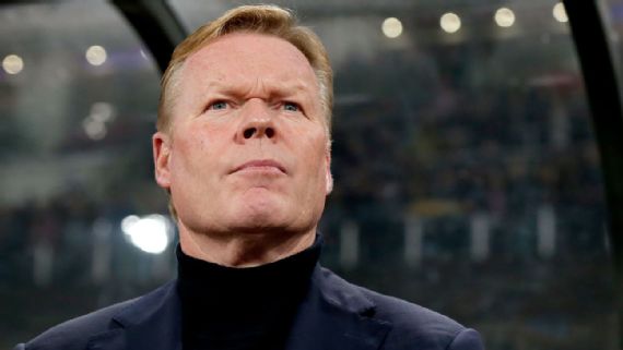 Barcelona: Koeman admite ter cláusula em contrato para deixar Holanda e assumir time