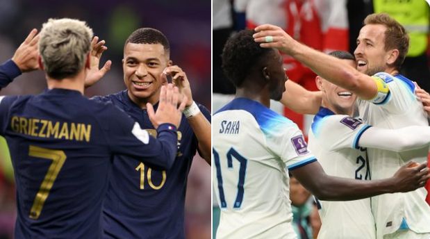 França x Inglaterra: veja as cotações e estatísticas para o jogão das quartas de final 🔥🏆