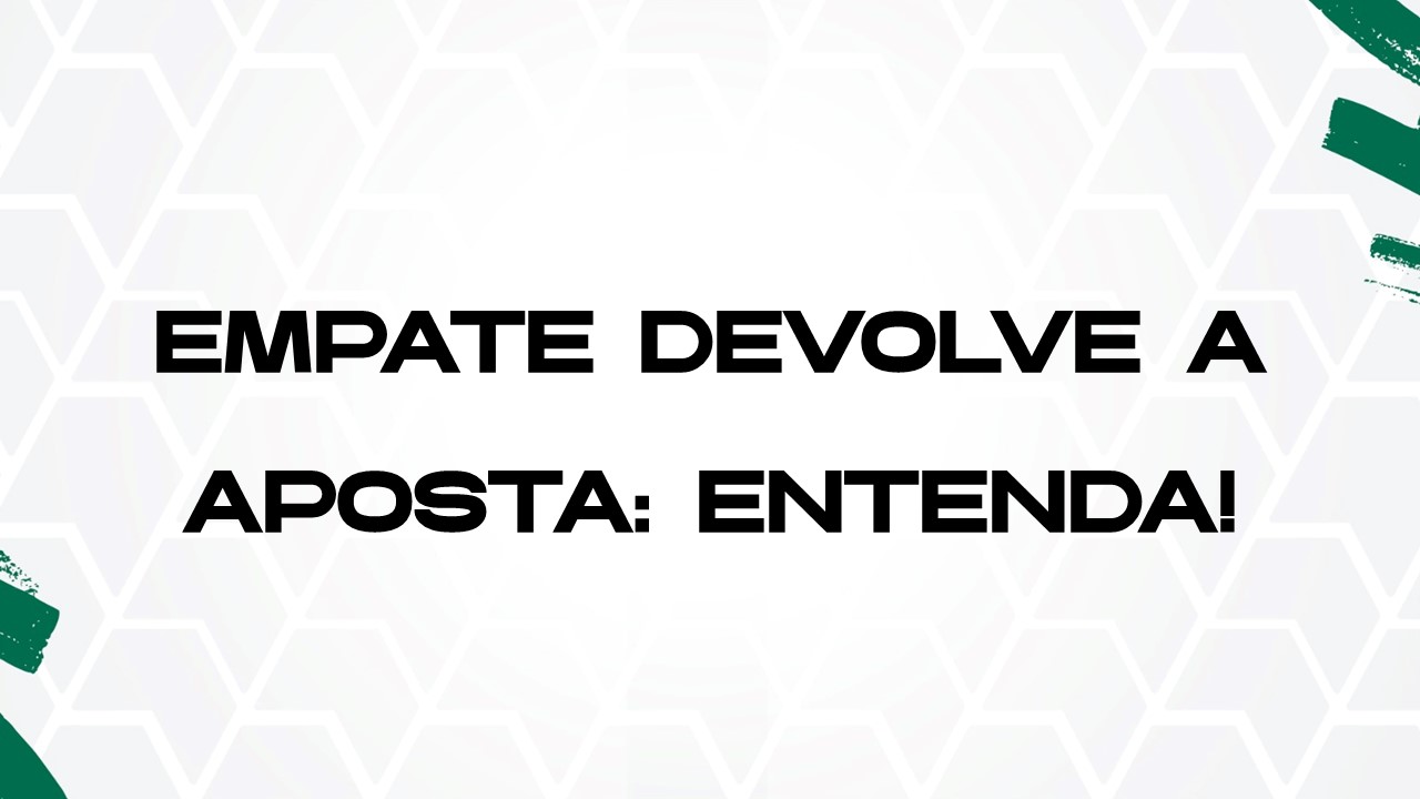 Empate devolve a aposta 😎